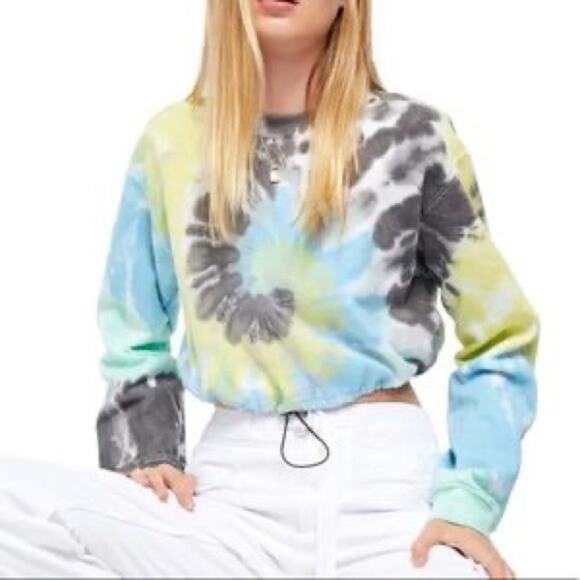 BDG / Urban Outfitters - NWT Tie Dye Cropped Sweater - Picture 5 of 12